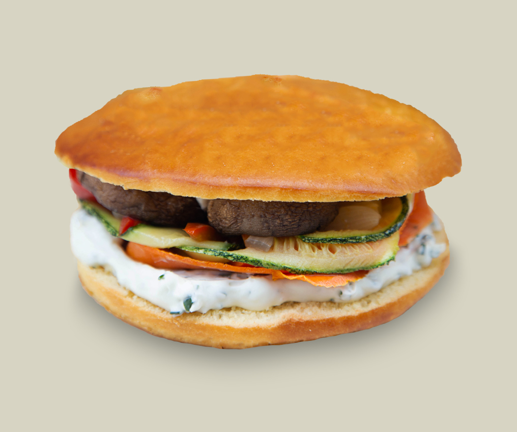 BRIOCHE DE HONGOS Y VEGETALES